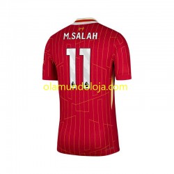 Camisola Liverpool Mohamed Salah 11 Homem Equipamento Primeiro 2024-2025 Manga Curta